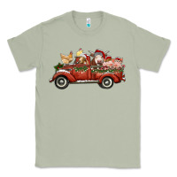 Matcha christmas truck with farm animals Classic Tee - RanaPortraitStore