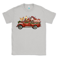 Moon Dust christmas truck with farm animals Classic Tee - RanaPortraitStore