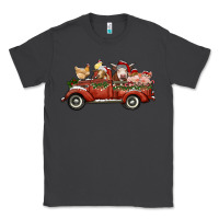 Smoke christmas truck with farm animals Classic Tee - RanaPortraitStore