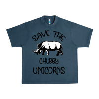 Midnight Navy save the chubby unıcorns Urban Heavy Tee - Bettercallsaul
