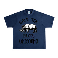 Navy save the chubby unıcorns Urban Heavy Tee - Bettercallsaul