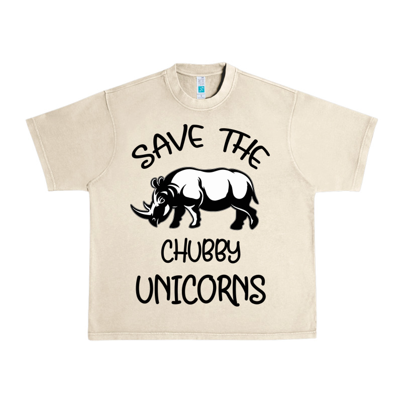 Save The Chubby Unıcorns Urban Heavy Tee by Bettercallsaul | Teevron