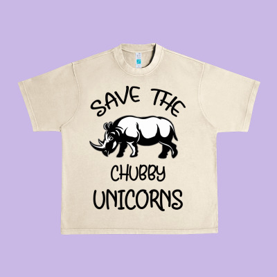 Save The Chubby Unıcorns Urban Heavy Tee Designed By Bettercallsaul
