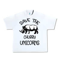 White save the chubby unıcorns Urban Heavy Tee - Bettercallsaul