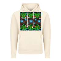 Vintage Artic Christmas tree with snow Vintage Hoodie - AdoDesignShop