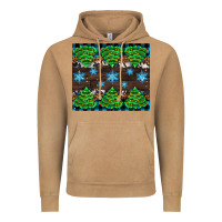 Christmas Tree With Snow Vintage Hoodie | Teevron