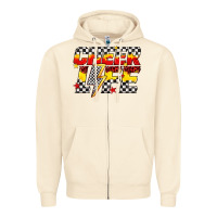 Sandshell cheer life Zipper Hoodie - texasbilliewilder