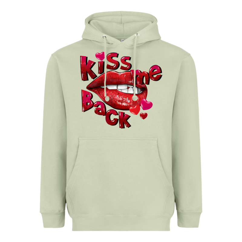 Kiss Me Back Heavyweight Hoodie by FaDigitalArtStudio | Teevron