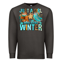 Smoke just a girl who loves winter Premium Sweatshirt - FaDigitalArtStudio