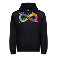 Black infinity symbol autism Urban Hoodie - MaliasSmallBusiness