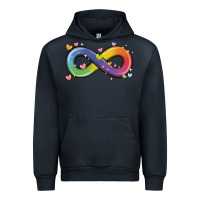 Navy infinity symbol autism Urban Hoodie - MaliasSmallBusiness