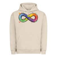 Pigment French Oak infinity symbol autism Urban Hoodie - MaliasSmallBusiness