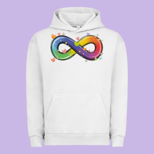 Infinity Symbol Autism Urban Hoodie Designed By Maliassmallbusiness