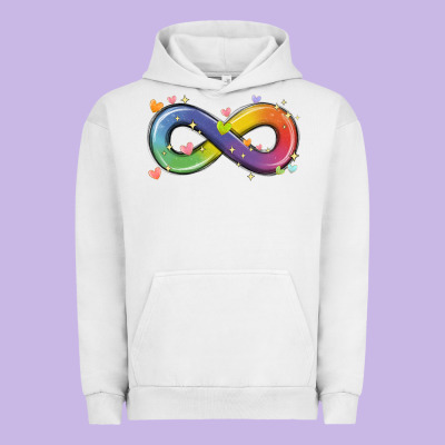 Infinity Symbol Autism Urban Hoodie Designed By Maliassmallbusiness