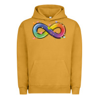Pigment Peanut Butter infinity symbol autism Urban Hoodie - MaliasSmallBusiness