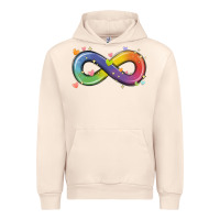 Sandshell infinity symbol autism Urban Hoodie - MaliasSmallBusiness
