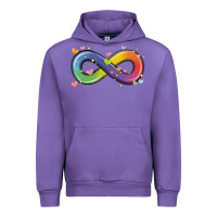 Tulip infinity symbol autism Urban Hoodie - MaliasSmallBusiness
