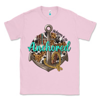 Bubblegum Pink anchored hebrews 6 19 Classic Tee - texasbilliewilder