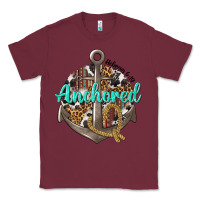 Burgundy anchored hebrews 6 19 Classic Tee - texasbilliewilder