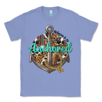 Colony Blue anchored hebrews 6 19 Classic Tee - texasbilliewilder