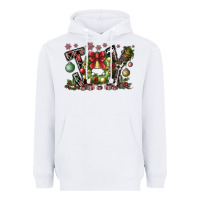 White Joy Heavyweight Hoodie - CowhideDigitalArt