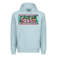 Blue Mist western mama     license plate Premium Hoodie - BarkalooDesign
