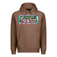 Chestnut western mama     license plate Premium Hoodie - BarkalooDesign
