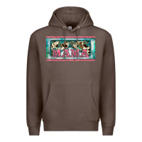 Coffee western mama     license plate Premium Hoodie - BarkalooDesign