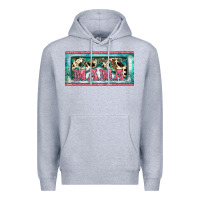 Heather Grey western mama     license plate Premium Hoodie - BarkalooDesign