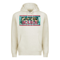Oatmeal Heather western mama     license plate Premium Hoodie - BarkalooDesign