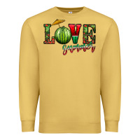 Antique Gold love summer Premium Sweatshirt - CowhideDigitalArt