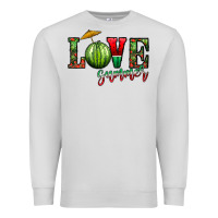 Dove Grey love summer Premium Sweatshirt - CowhideDigitalArt