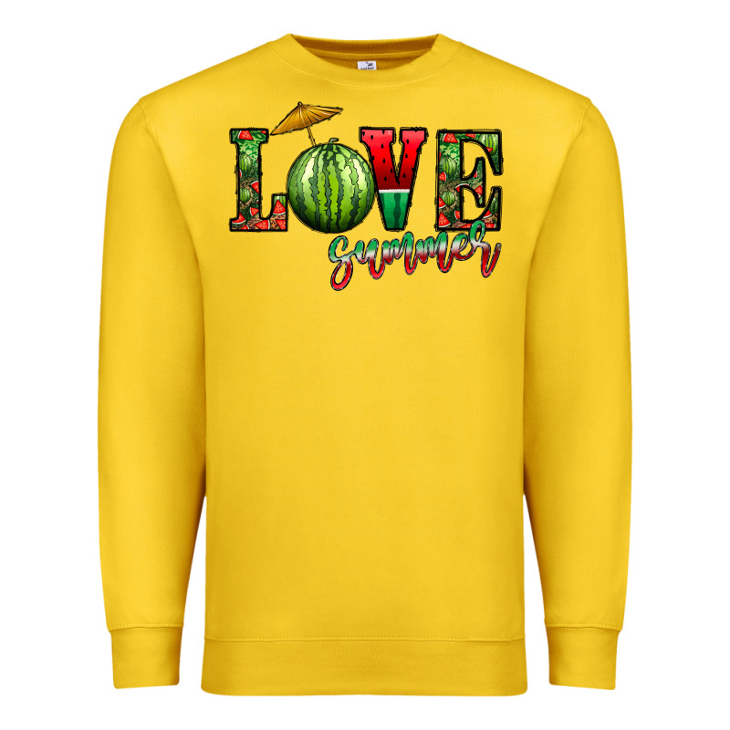 Love Summer Premium Sweatshirt by CowhideDigitalArt | Teevron