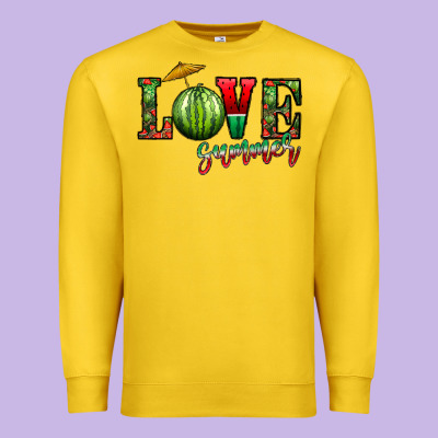 Love Summer Premium Sweatshirt Designed By Cowhidedigitalart
