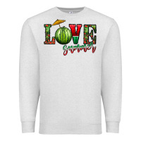 Oatmeal Heather love summer Premium Sweatshirt - CowhideDigitalArt