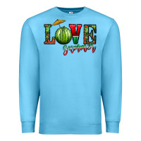 Ocean Blue love summer Premium Sweatshirt - CowhideDigitalArt