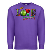 Purple love summer Premium Sweatshirt - CowhideDigitalArt