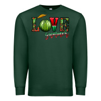 Sports Green love summer Premium Sweatshirt - CowhideDigitalArt