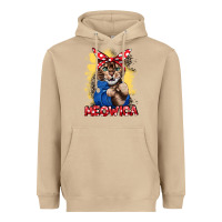 Mushroom Meowica 4th of july Heavyweight Hoodie - CowGirlArtShop