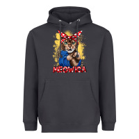 Smoke Meowica 4th of july Heavyweight Hoodie - CowGirlArtShop