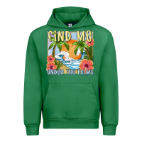 Emerald find me under the palms Urban Hoodie - MaliasSmallBusiness