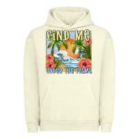 Pigment Pistachio find me under the palms Urban Hoodie - MaliasSmallBusiness