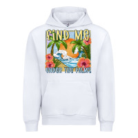White find me under the palms Urban Hoodie - MaliasSmallBusiness