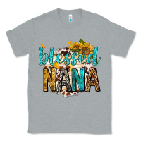 Heather Grey blessed nana with sunflowers Classic Tee - texasbilliewilder