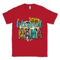 Red blessed nana with sunflowers Classic Tee - texasbilliewilder