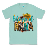 Seafoam blessed nana with sunflowers Classic Tee - texasbilliewilder