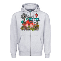Heather Grey life is better in the country Zipper Hoodie - Zillion Design Studio