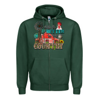 Sports Green life is better in the country Zipper Hoodie - Zillion Design Studio