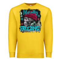 Lemon literally freezing skull Premium Sweatshirt - FaDigitalArtStudio