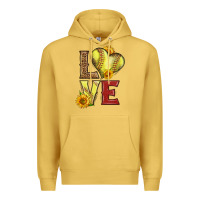 Antique Gold western love softball Premium Hoodie - LillyAllenDesigns